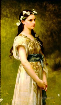 ジュリア・フォスター・ウォードの肖像 ジュール・ジョセフ・ルフェーブル Oil Paintings